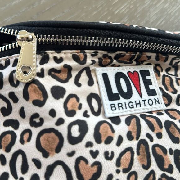 BRIGHTON Wild Cat Leopard Animal Print Crossbody Fanny Pack Belt Bag Casual NWOT - Picture 8 of 12